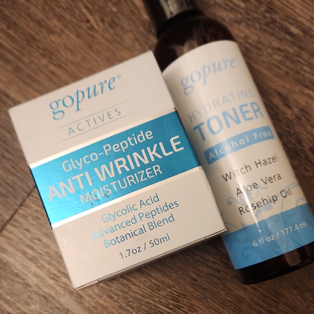 NEWGlyco-Peptide Anti Wrinkle Moisturizer -With Toner Both Full Size